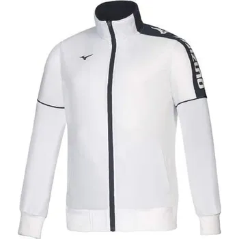 Dětská sportovní bunda Mizuno Knitted Track Jacket Jr - White Velikost: 140