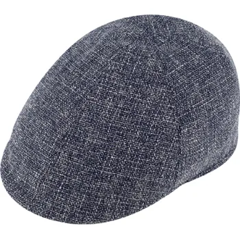 Čepice Fiebig - Headwear since 1903 Pánská modrá letní bavlněná bekovka od Fiebig - strukturovaná látka Velikost: 57 cm (M)