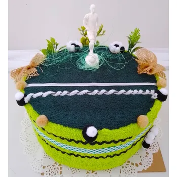 Veratex Fotbalový dort (1ks osuška 70/140+ 1ks ručník 30/50cm)