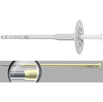 Hmoždinka Talířová hmoždinka fischer Termoz CN 8 plastokovový trn ETA