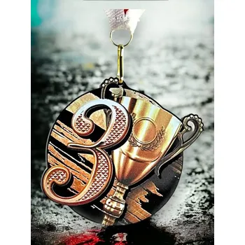 Poháry Bauer Akrylátová medaile MDABL M43 | Čísla