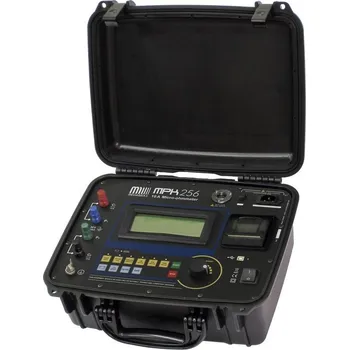 Revizní přístroj Megabras MPK-256 - Měřič malých odporů s testovacím proudem do 10 A