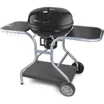 FIELDMANN gril na uhlí 54cm, výška 77cm, odkládací plochy, kolečka, víko FZG 1014