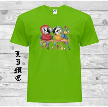 detske-levne-bavlnene-tricko-potisk-maly-papousci Barva: Lime - limetková, velikost: 116