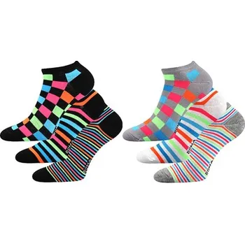 Dámské ponožky Ponožky Piki 49 mix s bílou 39-42 (26-28)