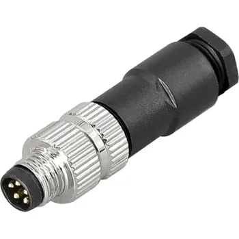 Příslušenstí k soustruhu W-Star M85PM - Konektor M8, 5 piny, Samec, pájecí, přímý