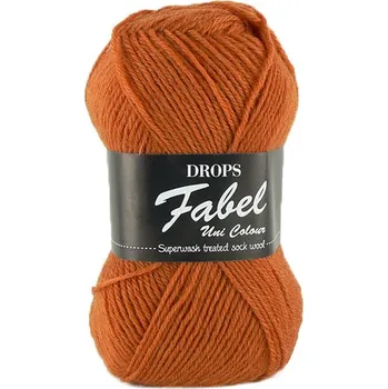 Příze Příze DROPS Fabel Unicolor 110 - rezavá