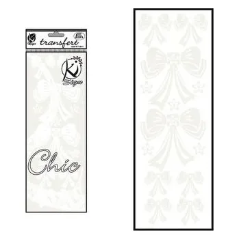 Samolepka na textil sametová, zažehlovací,motiv NOEUDS2- mašle 2