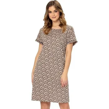 Dámské noční prádlo Dámská noční košile Latoya 1294 LEVEZA béžová tmavá XXL