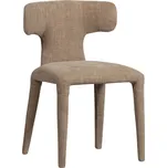 WOOOD Světle hnědá čalouněná jídelní židle Miter