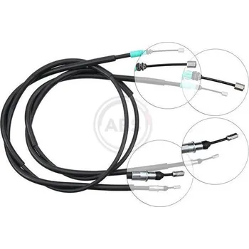 Lanko parkovací brzdy Tažné lanko, parkovací brzda A.B.S. K10765