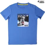 Chlapecké tričko kr.r. WOLF S2103 modré