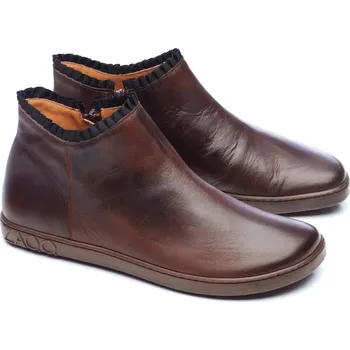 Dámská zdravotní obuv ZAQQ CHOQQO 37-43 NAPPA/NAPPA Dvouvrstvá hlazená kůže Hnědá světlá 40