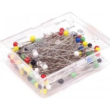 Špendlíky se skleněnou hlavičkou počet balení