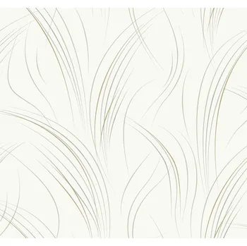 Tapeta York Elegantní bílá geometrická vliesová tapeta na zeď, EV3939, Candice Olson Casual Elegance, York, velikost 0,685 x 8,2 m