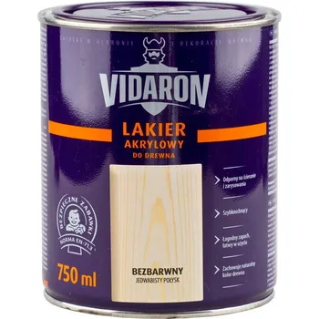Lak na dřevo SNIEZKA VIDARON akrylový lak hedvábně lesklý (750ml)