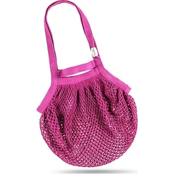 SÍŤOVÁ TAŠKA PŘES RAMENO - růžová růžová