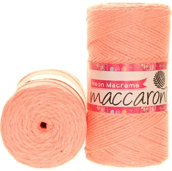 Příze Neon Macrame 007 neon lososová