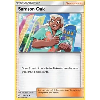 Volný čas Pokémon UNB 185/214 Samson Oak - Unbroken Bonds Stav: Excellent, Verze: NORMAL