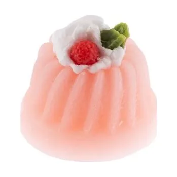 Svíčka Svíčka vonná 60x45mm Bábovka, růžová