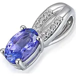 Gems Diamantový přívěsek s tanzanitem