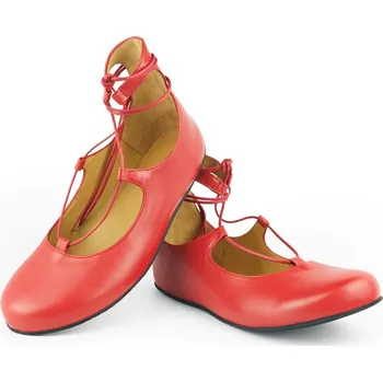 Dámské baleríny ZAQQ QISS black / red / nude 36-43 NAPPA/NAPPA Dvouvrstvá hlazená kůže Tělová 38