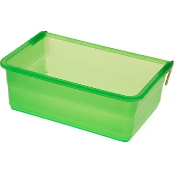 Pro ptáka Krmítko/napáječka 800 ml, zelená, závěsná na klec