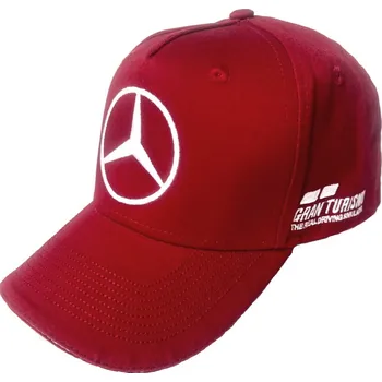 Kšiltovka Kšiltovka v červené barvě s logem Mercedes