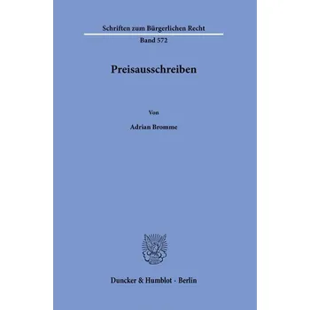 Preisausschreiben. - Bromme, Adrian