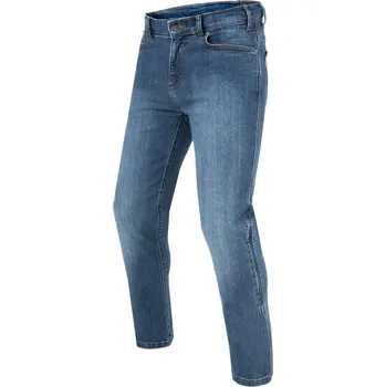 Moto kalhoty Jeansy na motocykl Rebelhorn Classic III RG seprané modré W30/L36