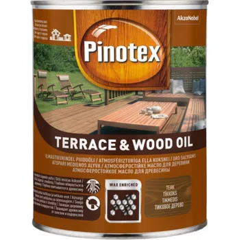 Olej na dřevo Pinotex Wood Oil, barva teak, 1l