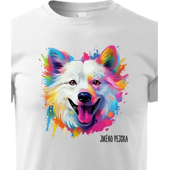 Dětské tričko Americký eskimácky pes, Barva Bílá, Velikost 134 cm/8 roků, Canvas Dětské tričko 2420