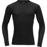 Devold Wool Mesh 190 Shirt Man caviar L; Černá triko + DÁREK DLE VÝBĚRU!