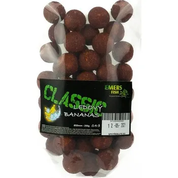 Boilies Emersfish Classic Boilie Ledový Bananas - 250 g 16 mm