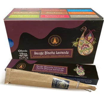 Vonná tyčinka FRAGANCES & SENS Vonné tyčinky Ethnic Vibes Lavander & White Sage (masala), 15 g.