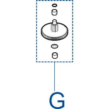 NICE PRXM08 ozubený hriadeľ pre X-METRO