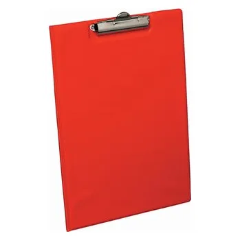 Bantex, Podložka s klipem, PVC, A4, červená