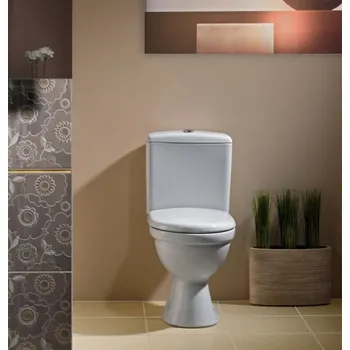 WC sedátko WC s poklopem CERSANIT MERIDA K03-014, 355×670 mm