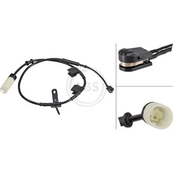 Brzdová destička Výstražný kontakt, opotřebení obložení A.B.S. 39700