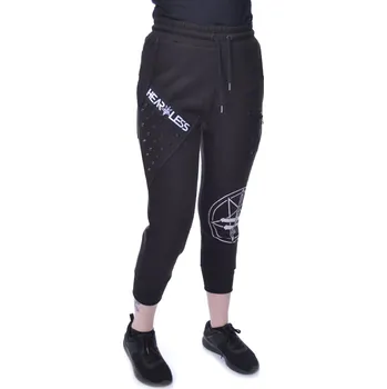 kalhoty dámské 3/4 (tepláky) HEARTLESS - HESTER - BLACK - XXL