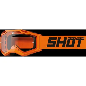 Motocyklové brýle Dětské motokrosové brýle Shot Rocket Kid 2.0 oranžové (čiré plexi)