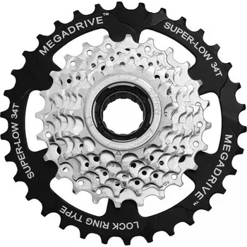 Kazeta přesmyku Kolečko 7 13-34z SunRace index lesklé 5490