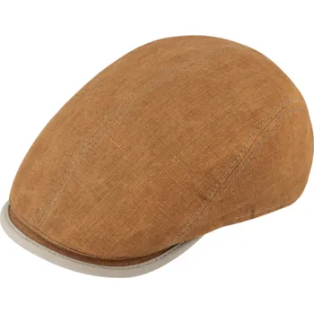 Čepice Fiebig - Headwear since 1903 Pánská skořicova letní bekovka s UV faktorem 50 - Fiebig since 1903 - 100 % len Velikost: 55 cm (S)