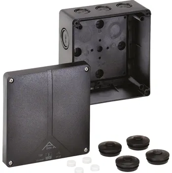 Elektroinstalační krabice Krabice ABOX-i 100-L černá