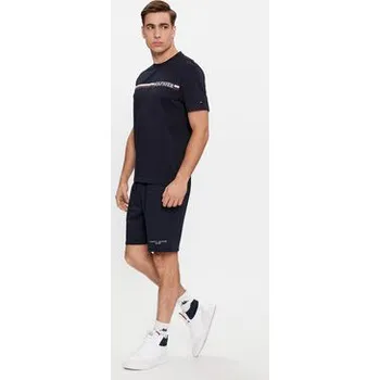 Pánské kraťasy Tommy Hilfiger Sportovní kraťasy Logo MW0MW34201 Tmavomodrá Regular Fit S