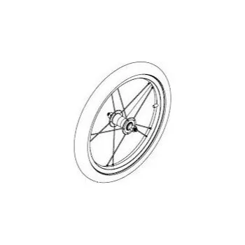 vozík za kolo Thule Wheel Assembly 18" Rear 40107017