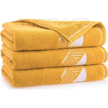 Dárková sada pro maminku a tatínka šedá-hořčicová - 2x 70 x 140 + 2 x 50 x 90 cm