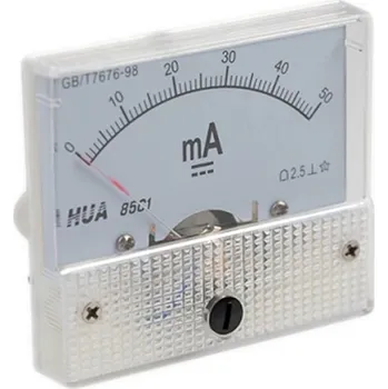 Miliampérmetr 85C1 50mA pro CO2 laserové plotry