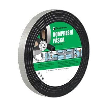 Izolační páska Den Braven Kompresní páska 30 mm × 4 - 20 mm, délka 6 m 6 m