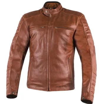 Moto bunda Bunda na motocykl Street Racer Spirit hnědá 3XL